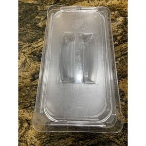 Lot Of‎ 6 Vigor Third Size Clear Polycarbonate Food Pan Lid-#247FP13L-NSF USA